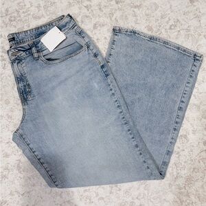 wild fable Light Blue Wide Leg Jeans